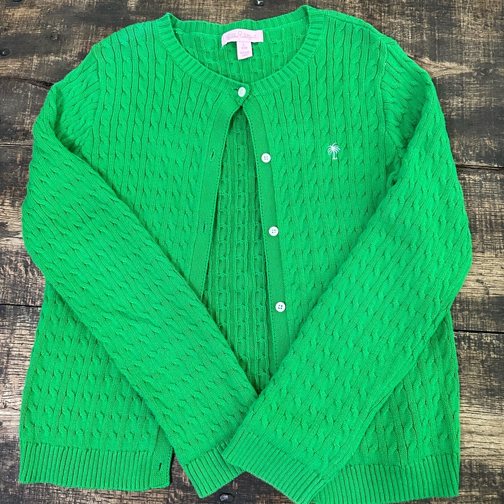 Beautiful Lilly Pulitzer girls cardigan